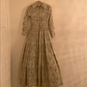 Evening gown long sleeve